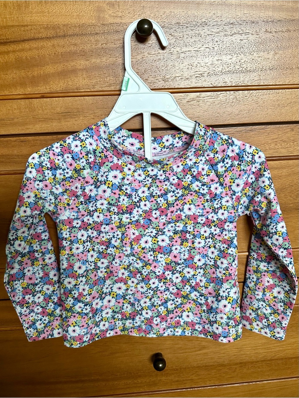 Baby GAP Girls' 18-24M Floral Long-Sleeve Rashguard & Bottom Swim Set - Floral